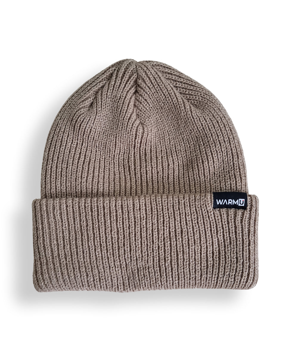 Core Yarn Knitted Beanie Hat - Unisex Casual Warm Cap For Men & Women (Beige, Black, Grey, Orange, Wine Red)